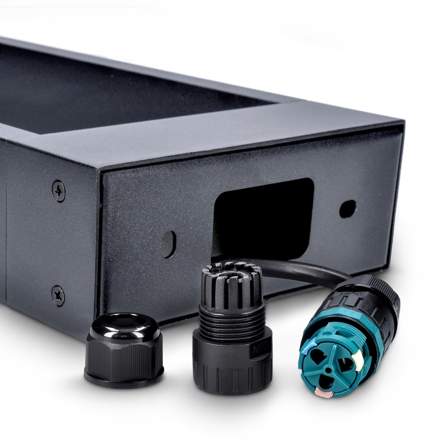 Brilagi - Φωτιστικό LED εξωτερικού χώρου RAGUSA LED/7W/230V 3000/4000/6000K ανθρακί IP54 30 cm