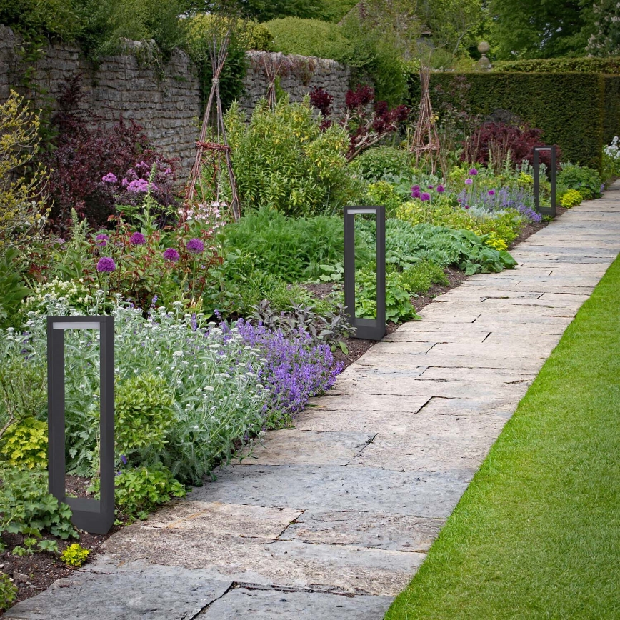 Brilagi - Φωτιστικό LED εξωτερικού χώρου RAGUSA LED/7W/230V 3000/4000/6000K ανθρακί IP54 50 cm