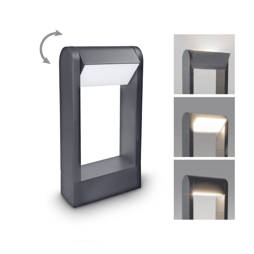 Brilagi - Φωτιστικό LED εξωτερικού χώρου CROTONE LED/7W/230V ανθρακί IP54 30 cm