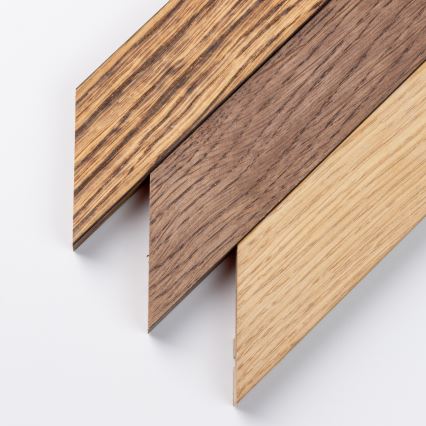 Brilagi - Ρυθμιζόμενο LED φωτιστικό οροφής SLIMFRAME WOOD LED/58W/230V 124x34 cm 3000-6000K καφέ + τηλεχειριστήριο