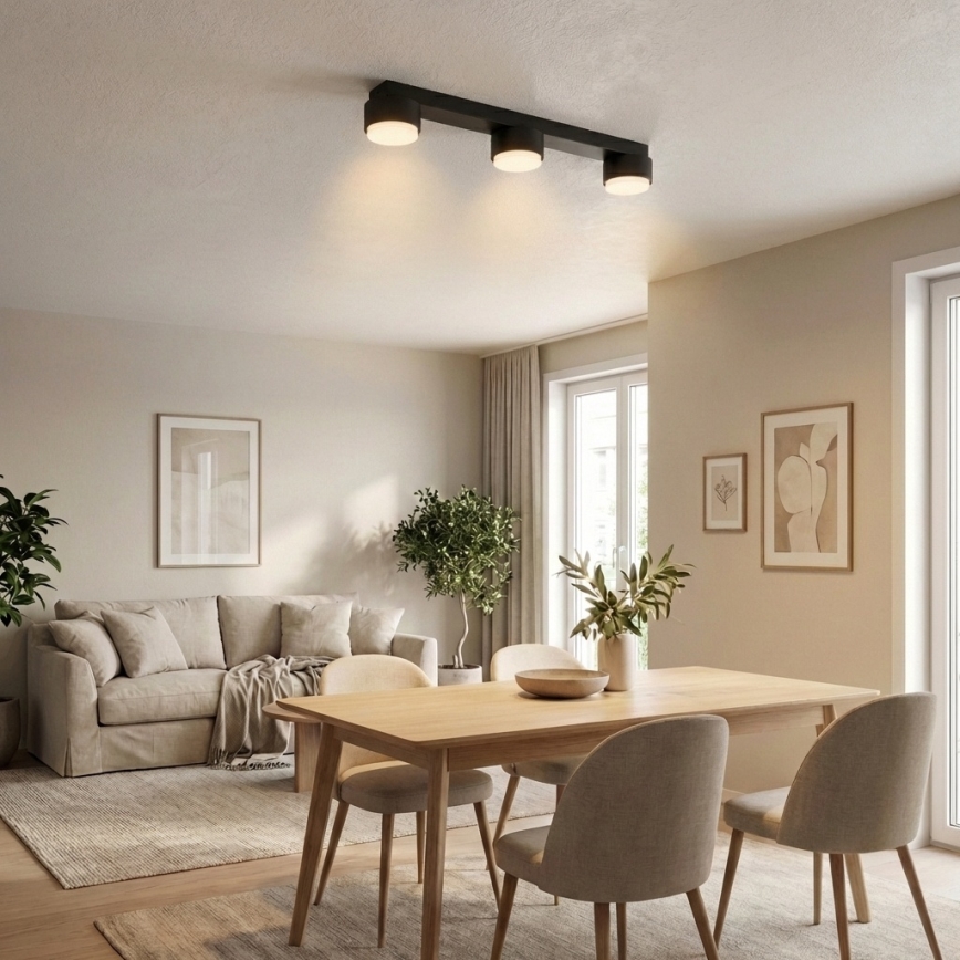 Brilagi - Φωτιστικό σποτ 3xGX53/12W/230V μαύρο