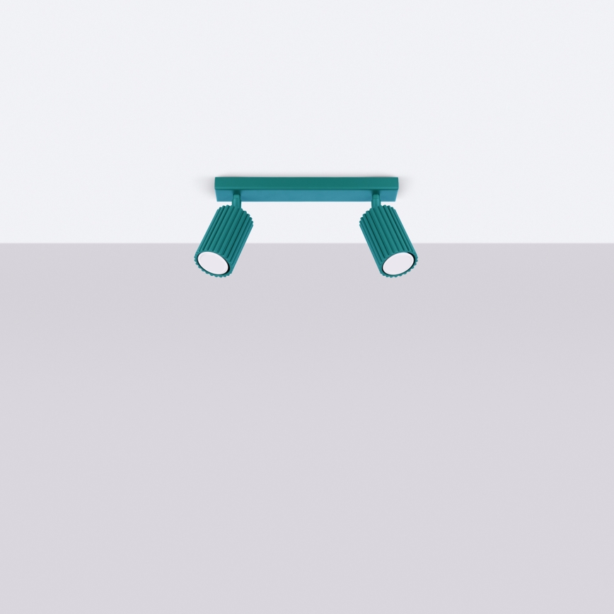 Brilagi - Φωτιστικό σποτ CRESTO 2xGU10/10W/230V τυρκουάζ