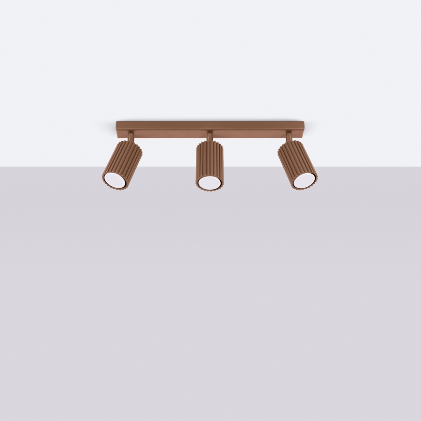 Brilagi - Φωτιστικό σποτ CRESTO 3xGU10/10W/230V καφέ