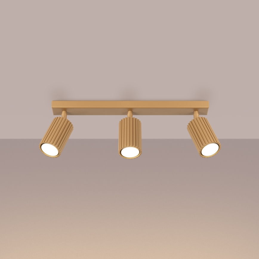 Brilagi - Φωτιστικό σποτ CRESTO 3xGU10/10W/230V χρυσό