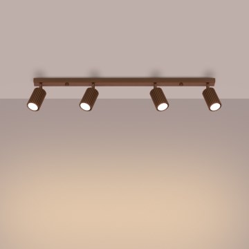 Brilagi - Φωτιστικό σποτ CRESTO 4xGU10/10W/230V καφέ