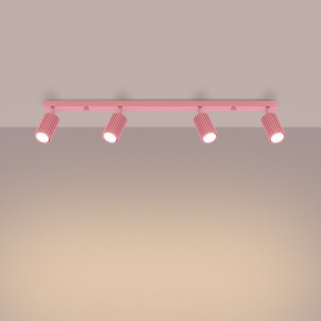 Brilagi - Φωτιστικό σποτ CRESTO 4xGU10/10W/230V ροζ