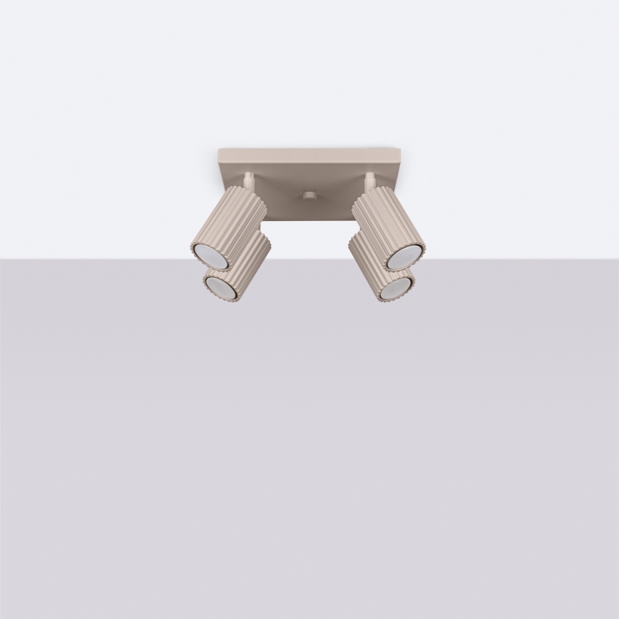 Brilagi - Φωτιστικό σποτ CRESTO 4xGU10/10W/230V taupe