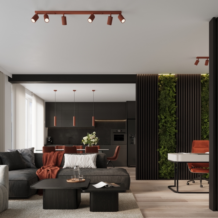 Brilagi - Φωτιστικό σποτ CRESTO 6xGU10/10W/230V κόκκινο