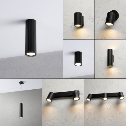 Brilagi - Φωτιστικό σποτ CRISPINA 1xGU10/10W/230V 20 cm μαύρο