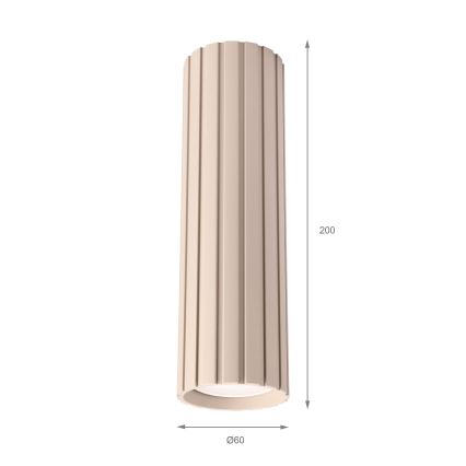 Brilagi - Φωτιστικό σποτ CRISPINA 1xGU10/10W/230V 20 cm μπεζ