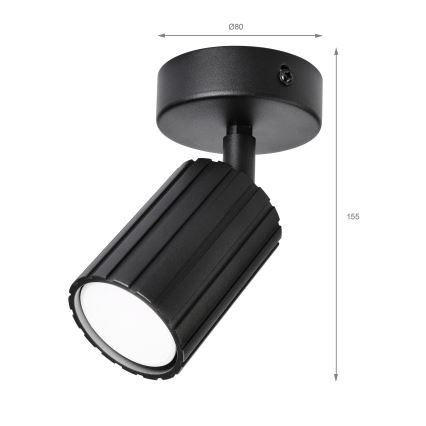 Brilagi - Φωτιστικό σποτ CRISPINA 1xGU10/10W/230V μαύρο