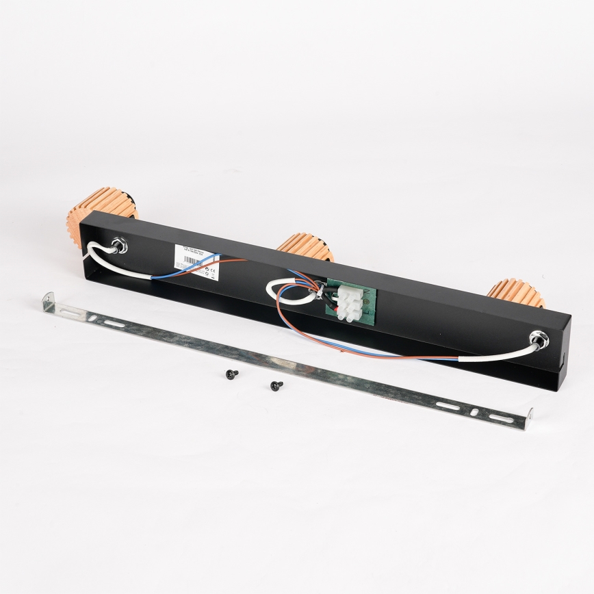 Brilagi - Φωτιστικό σποτ HYGGE 3xE14/15W/230V μαύρο/καπνιστό