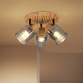 BRILAGI - Φωτιστικό σποτ HYGGE 3xE14/15W/230V ξύλινο/καπνιστό