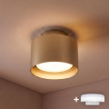 BRILAGI - Φωτιστικό σποτ LED BACKLIT 1xGX53/15W/230V + LED/3W Ø 10 cm χρυσό