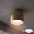 BRILAGI - Φωτιστικό σποτ LED BACKLIT 1xGX53/15W/230V + LED/3W Ø 8 cm χρυσό