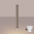 BRILAGI - Φωτιστικό σποτ LED CRESTO 1xGU10/10W/230V 60 cm τάουπ
