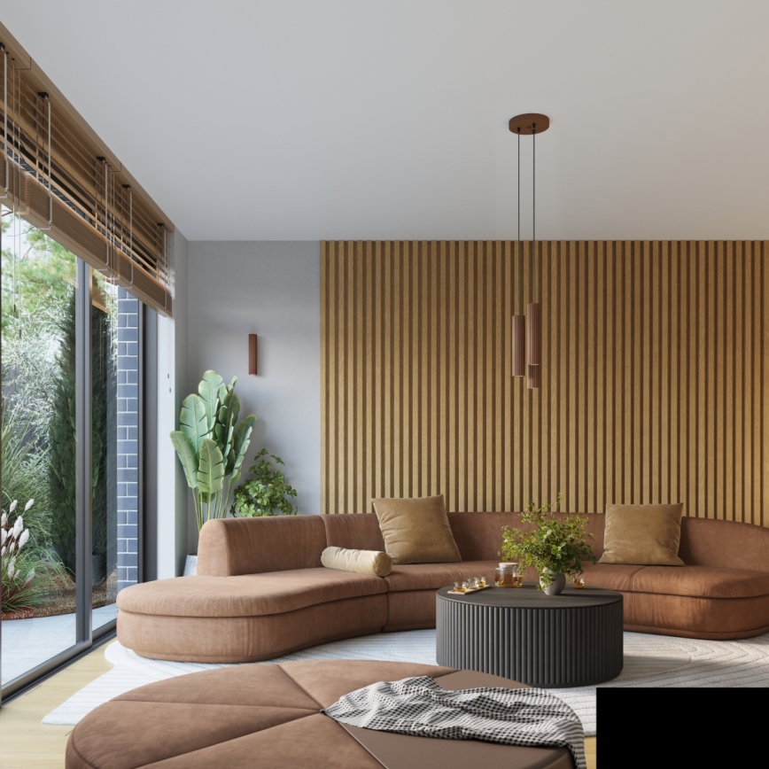 Brilagi - Φωτιστικό σποτ LED CRESTO 2xGU10/10W/230V καφέ