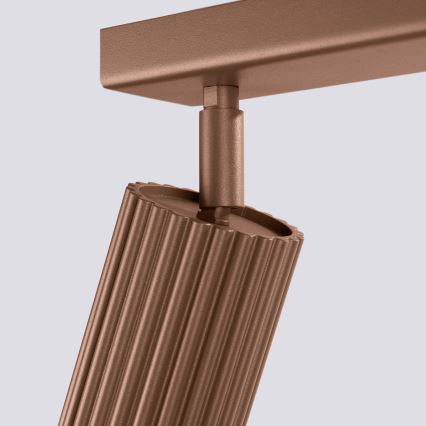 Brilagi - Φωτιστικό σποτ LED CRESTO 2xGU10/10W/230V καφέ