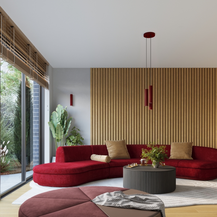 Brilagi - Φωτιστικό σποτ LED CRESTO 3xGU10/10W/230V μπορντό