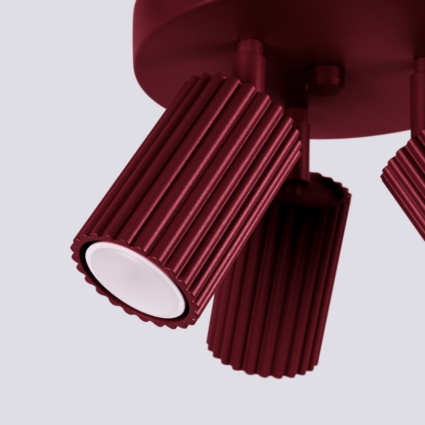 Brilagi - Φωτιστικό σποτ LED CRESTO 3xGU10/10W/230V μπορντό