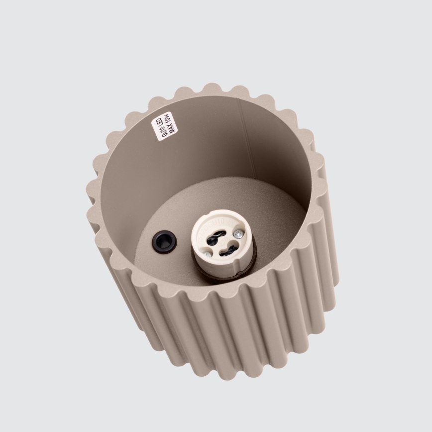 Brilagi - Φωτιστικό σποτ LED SFERA 1xGU10/10W/230V, διάμ. 10 εκ., χρώμα τάουπ