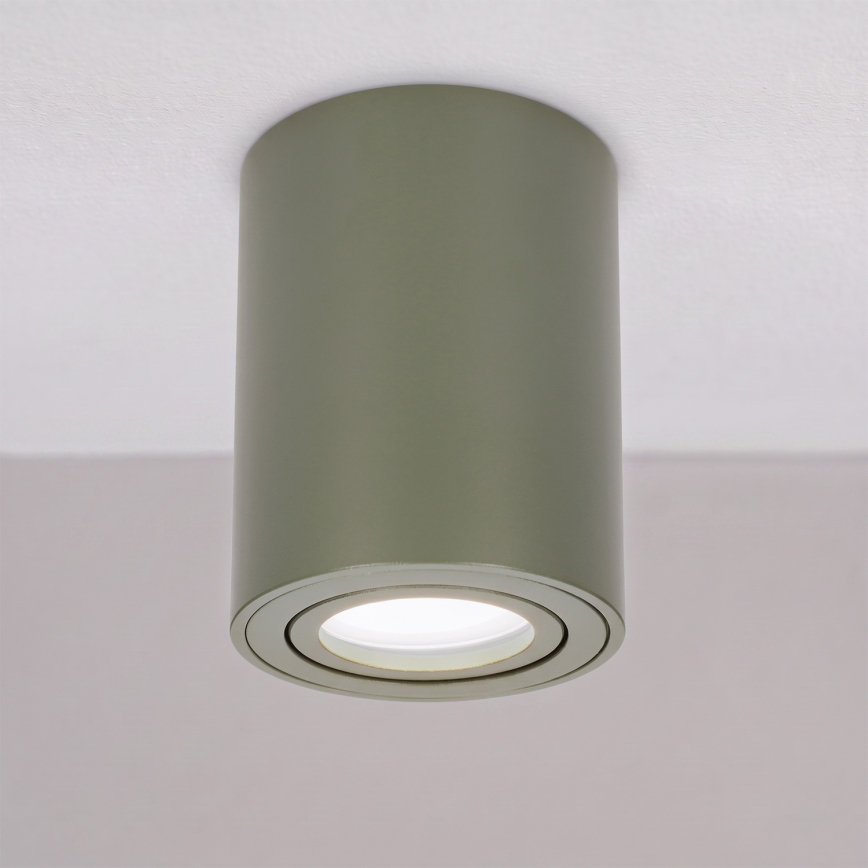 BRILAGI - Φωτιστικό σποτ MIA 1xGU10/30W/230V 100x80 mm σκούρο πράσινο