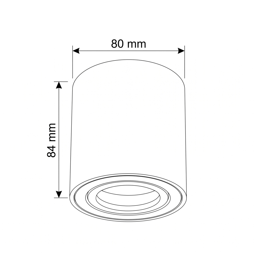 BRILAGI - Φωτιστικό σποτ MIA 1xGU10/30W/230V 84x80 mm μπλε