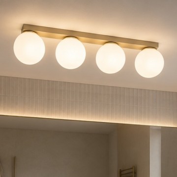 Brilagi - Φωτιστικό σποτ MILO 4xE27/60W/230V μπεζ/χρυσό