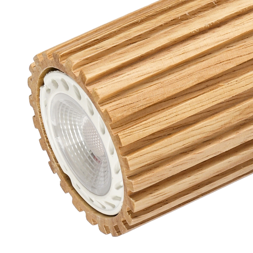 Brilagi - Φωτιστικό σποτ MODERN WOOD 4xGU10/8W/230V ξύλο/λευκό