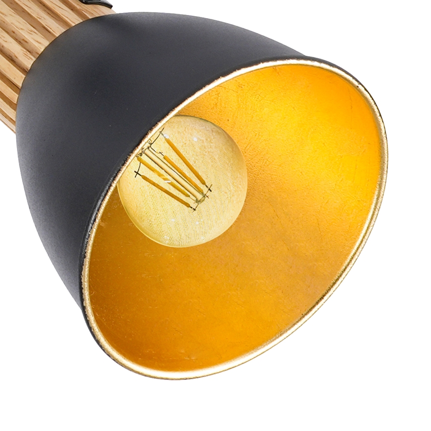 Brilagi - Φωτιστικό σποτ ODENSE 2xE14/10W/230V ξύλινο/μαύρο