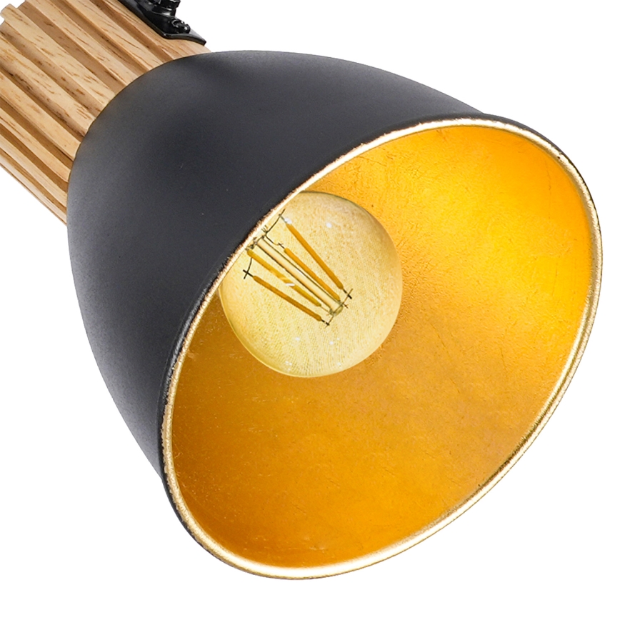 Brilagi - Φωτιστικό σποτ ODENSE 3xE14/10W/230V ξύλο/μαύρο