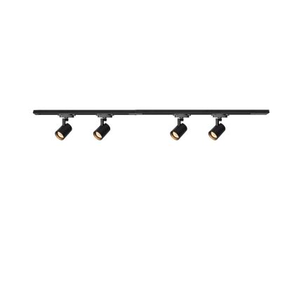 Brilagi - Φωτιστικό σποτ σε σύστημα ράγας HUSKY 4xGU10/10W/230V, μαύρο