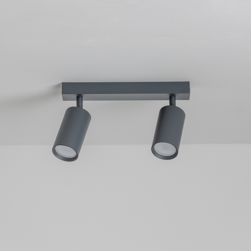 Brilagi - Φωτιστικό σποτ SELE 2xGU10/30W/230V ανθρακί
