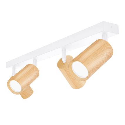 Brilagi - Φωτιστικό σποτ SELE 4xGU10/30W/230V λευκό/δρύινο ντεκόρ