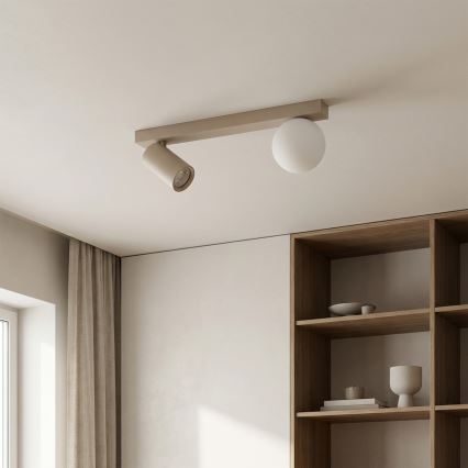 Brilagi - Φωτιστικό σποτ SELE BALL 1xGU10/30W/230V + 1xG9/10W μπεζ