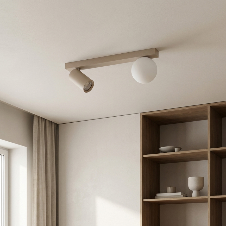 Brilagi - Φωτιστικό σποτ SELE BALL 1xGU10/30W/230V + 1xG9/10W μπεζ