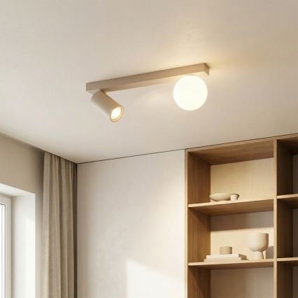 Brilagi - Φωτιστικό σποτ SELE BALL 1xGU10/30W/230V + 1xG9/10W μπεζ