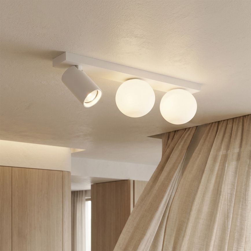 Brilagi - Φωτιστικό σποτ SELE BALL 1xGU10/30W/230V + 2xG9/10W λευκό