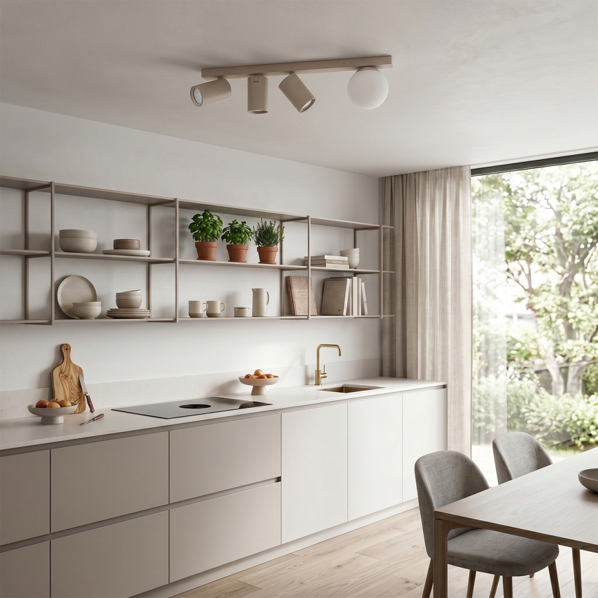 Brilagi - Φωτιστικό σποτ SELE BALL 3xGU10/30W/230V + 1xG9/10W μπεζ