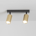 BRILAGI - Φωτιστικό σποτ SELE GOLDEN 2xGU10/30W/230V μαύρο/χρυσό