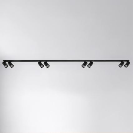 Brilagi - Φωτιστικό σποτ SELE LONG 8xGU10/30W/230V μαύρο