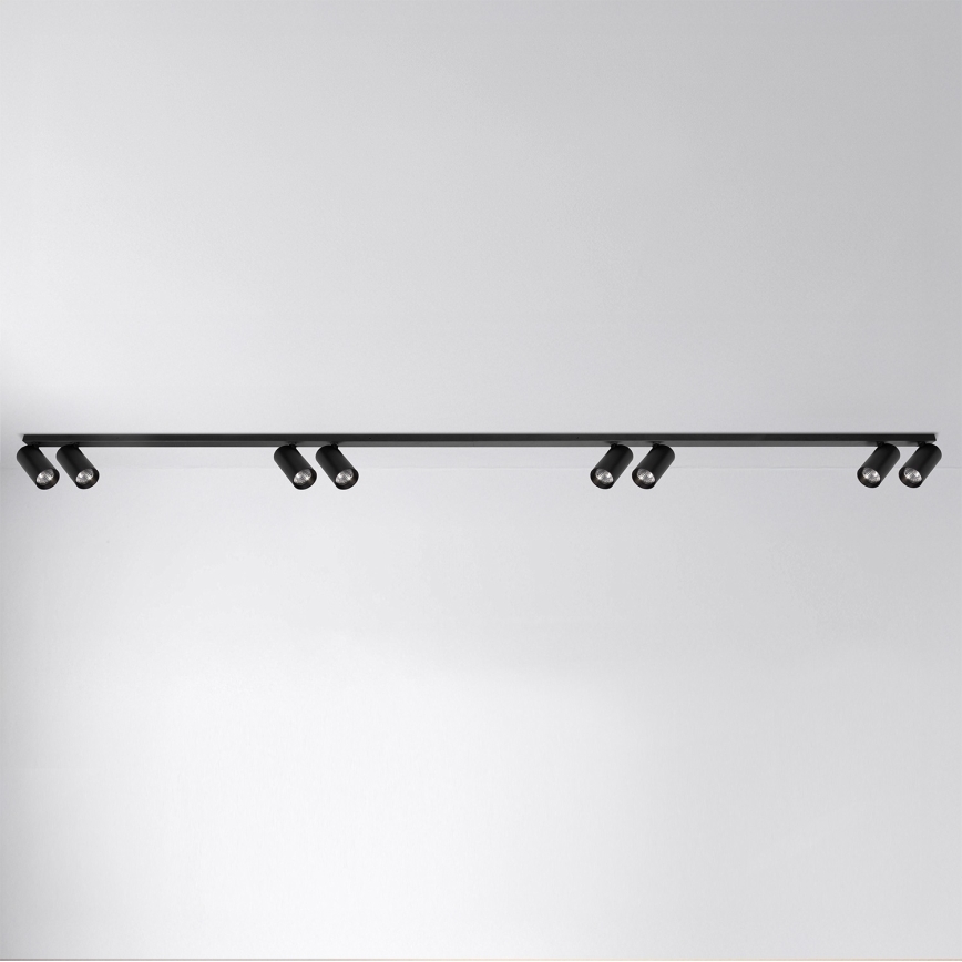 Brilagi - Φωτιστικό σποτ SELE LONG 8xGU10/30W/230V μαύρο