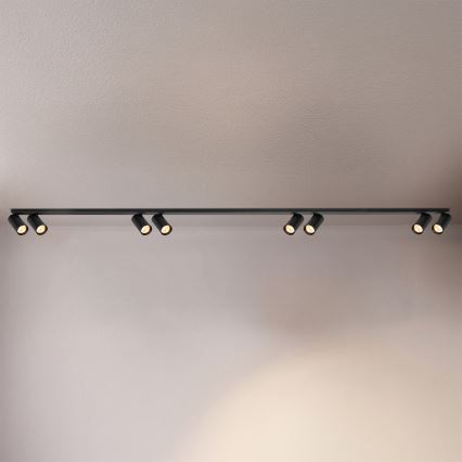 Brilagi - Φωτιστικό σποτ SELE LONG 8xGU10/30W/230V μαύρο