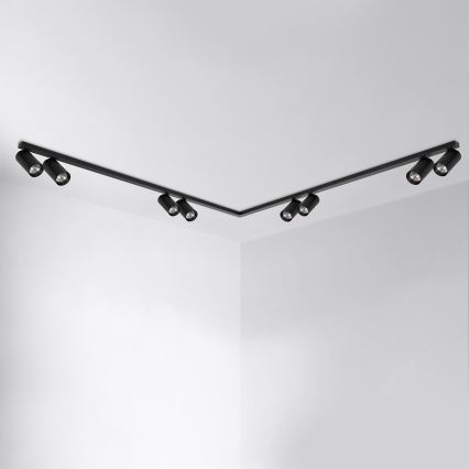 Brilagi - Φωτιστικό σποτ SELE LONG 8xGU10/30W/230V μαύρο