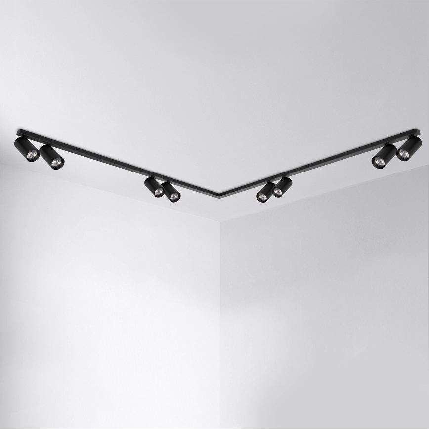Brilagi - Φωτιστικό σποτ SELE LONG 8xGU10/30W/230V μαύρο