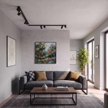 BRILAGI - Φωτιστικό σποτ SELE LONG 8xGU10/30W/230V μαύρο