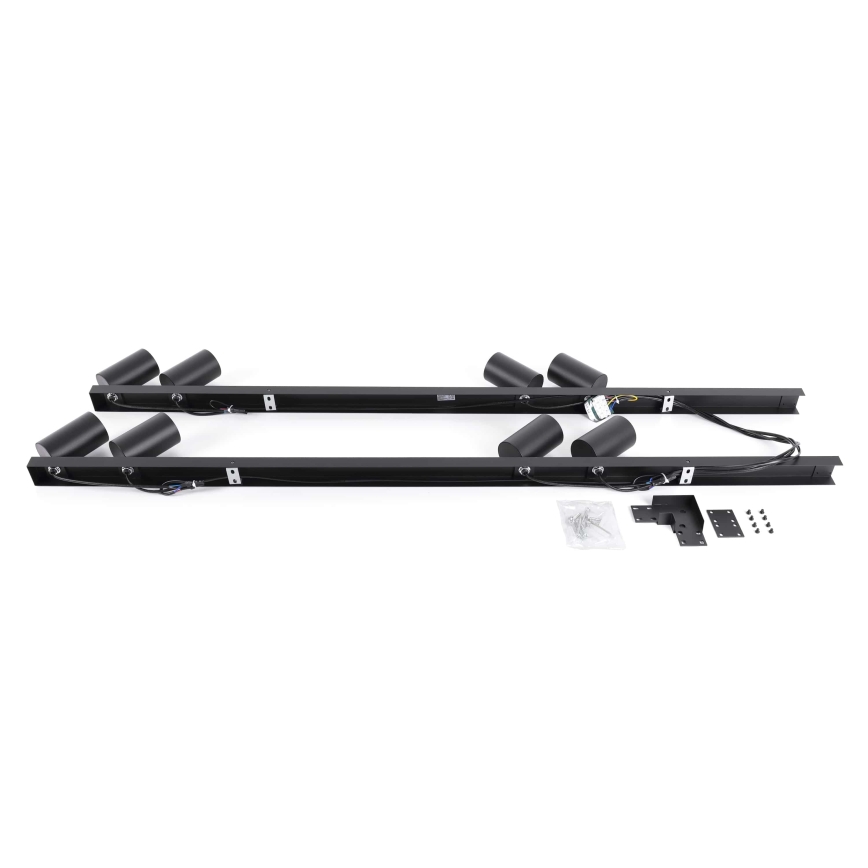 BRILAGI - Φωτιστικό σποτ SELE LONG 8xGU10/30W/230V μαύρο