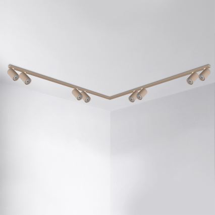 Brilagi - Φωτιστικό σποτ SELE LONG 8xGU10/30W/230V μπεζ