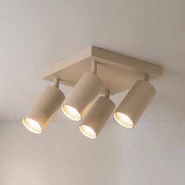 Brilagi - Φωτιστικό σποτ SELE SQUARE 4xGU10/30W/230V μπεζ