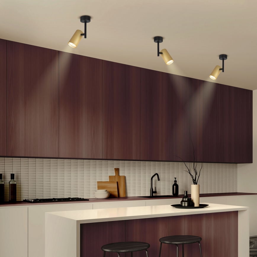 Brilagi - Φωτιστικό σποτ SELE VERTICAL 1xGU10/30W/230V μαύρο/χρυσό